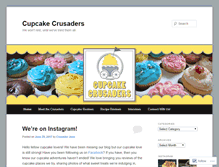 Tablet Screenshot of cupcakecrusaders.com
